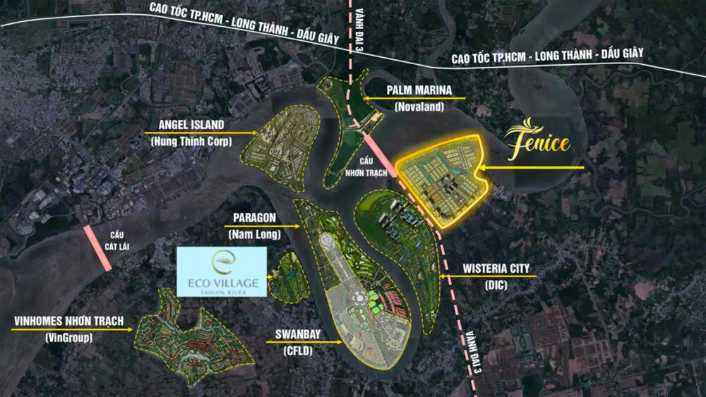 Những thông tin cơ bản về vị trí EcoVillage Saigon River