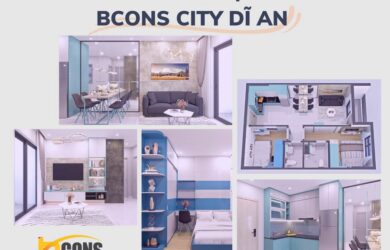 nhà mẫu dự án Bcons City Dĩ An